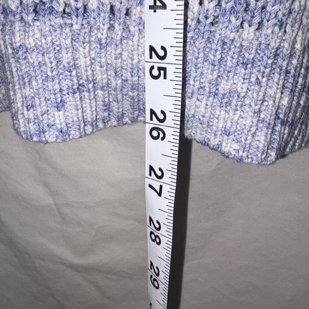 NWT Talbots Open Stitch Pale Blue/Periwinkle Size Medium Sweater - Picture 8 of 10